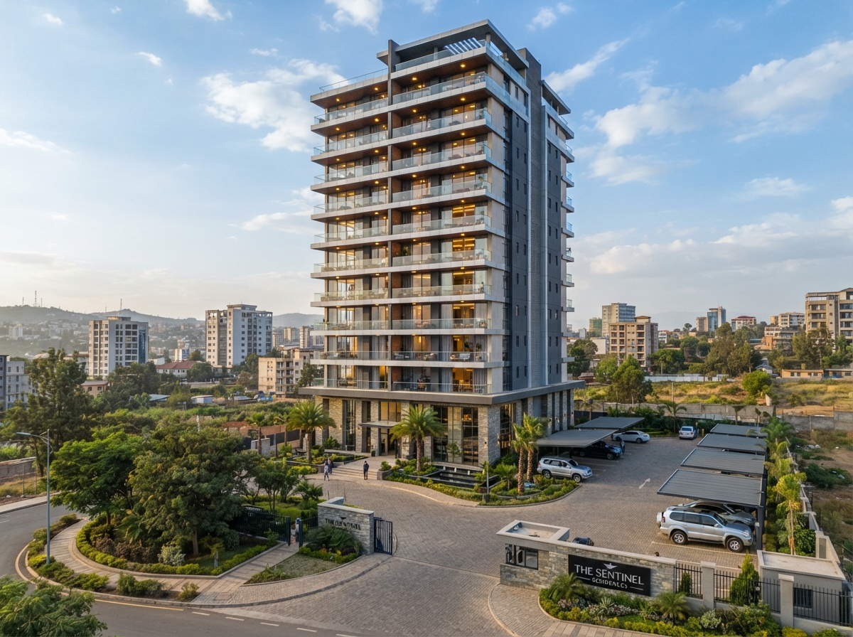 Gotera Phase 1 Completed Residential High-Rise Tower